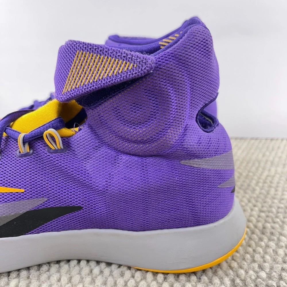 Nike Basketball Shoes Lakers Hypervenom Zoom Purple Gold 630913-502 Mens Size‎ 7